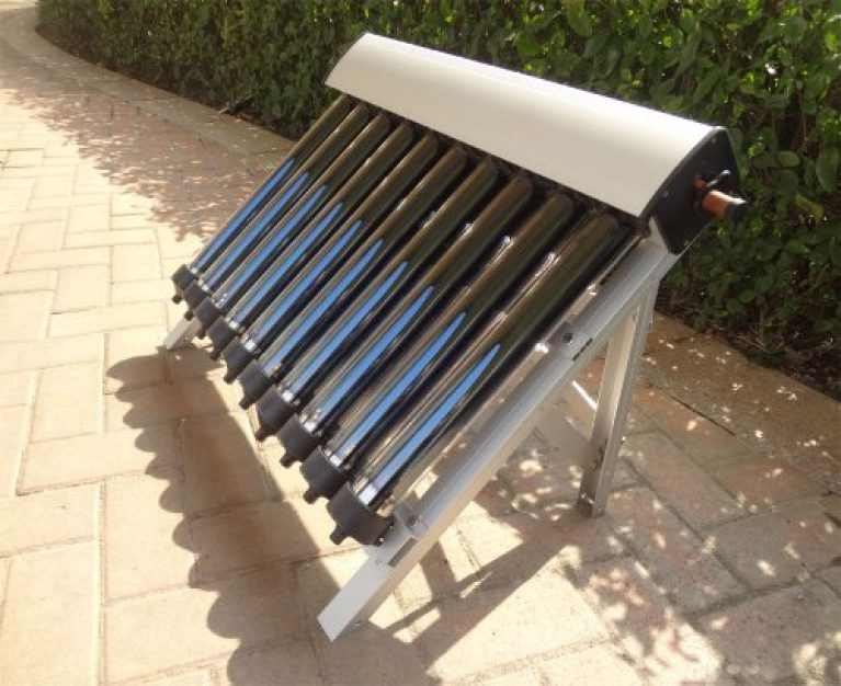 Solar Collector of Solar Hot Water Heater / with 10 Evacuated Tubes